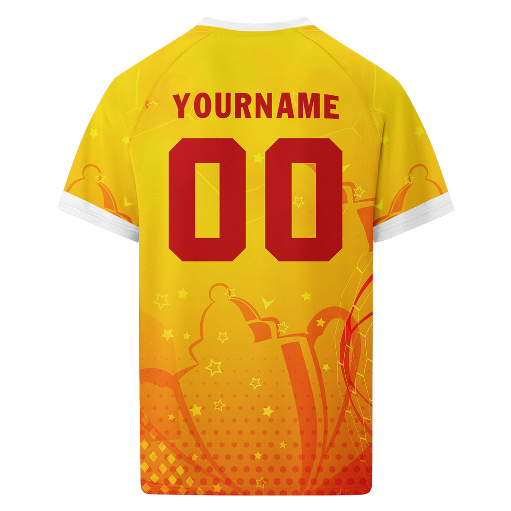 Custom Spain 2026 World Cup Football Shirt Customized Soccer Jersey for Fans Add Your Name & Number FZ190-F025072-5