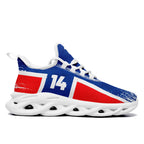 Custom 2026 World Cup Norway Sneakers DIY Country Flag Running Shoes Lightweight Sport Shoes Gift for Football Fans Personalized Team Name and Logo FN003-F027078-8
