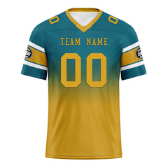 Custom Green Yellow Jacksonville Personalized Authentic Football Jersey FBJ02-D020249-16