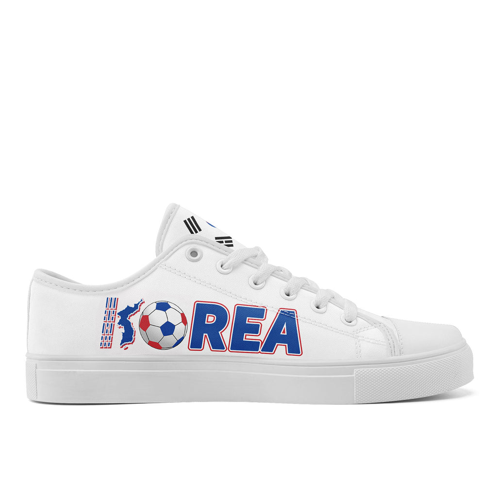 Custom South Korea 2026 World Cup Sneakers DIY Country Flag Running Shoes Lightweight Sport Shoes Gift for Football Fans Personalized Team Name and Logo FN027-F009081-5