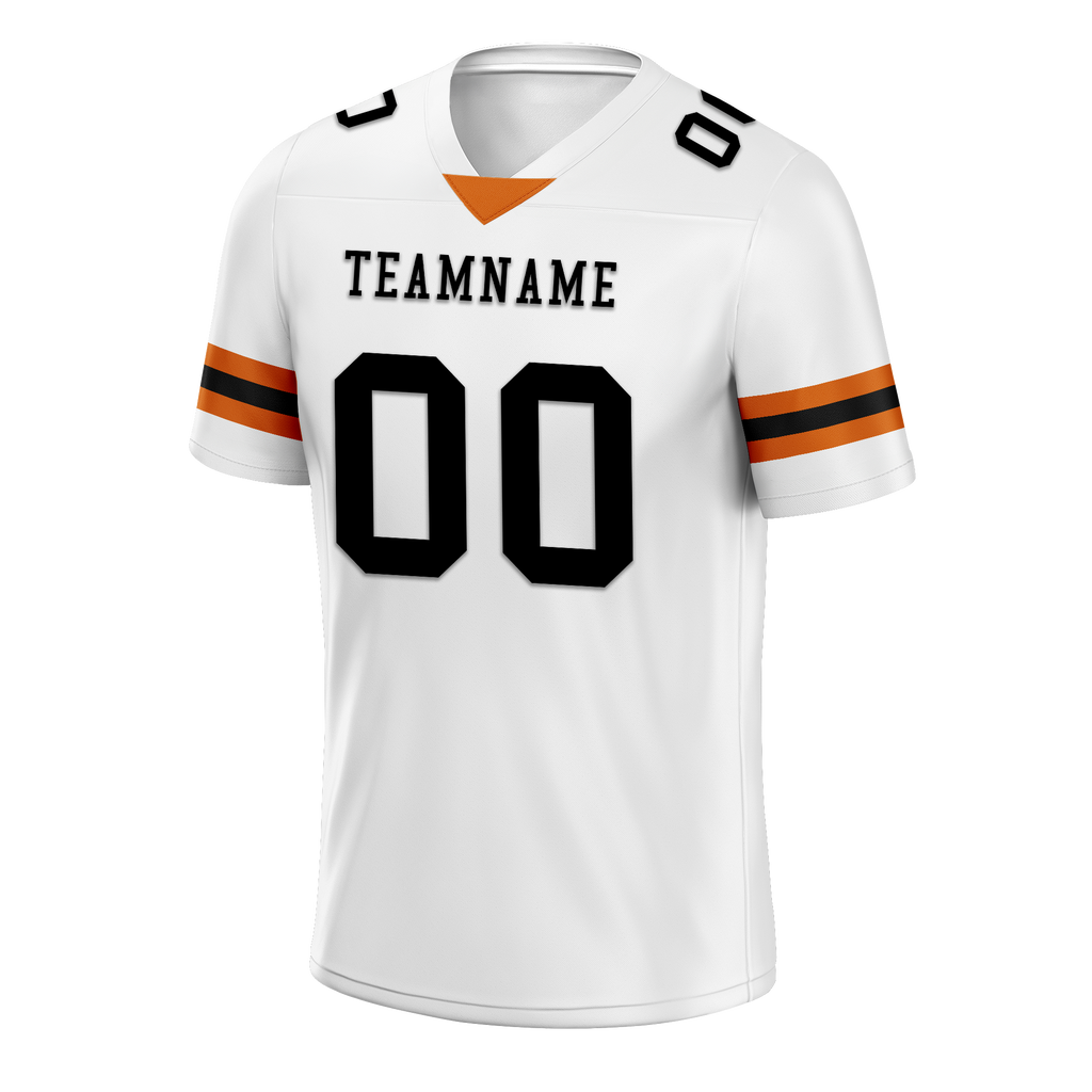 Custom White Classic Style Personalized Authentic Football Jersey FBJ02-bd0a70b9