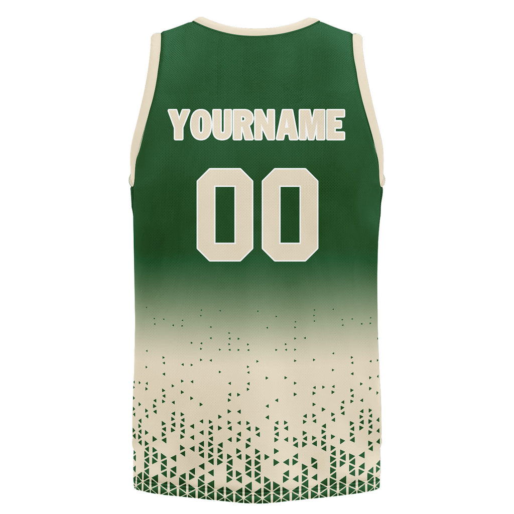 Custom Green Yellow Fade Fashion Sports Uniform Basketball Jersey BBJ01-D020102-7