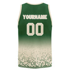 Custom Green Yellow Fade Fashion Sports Uniform Basketball Jersey BBJ01-D020102-7