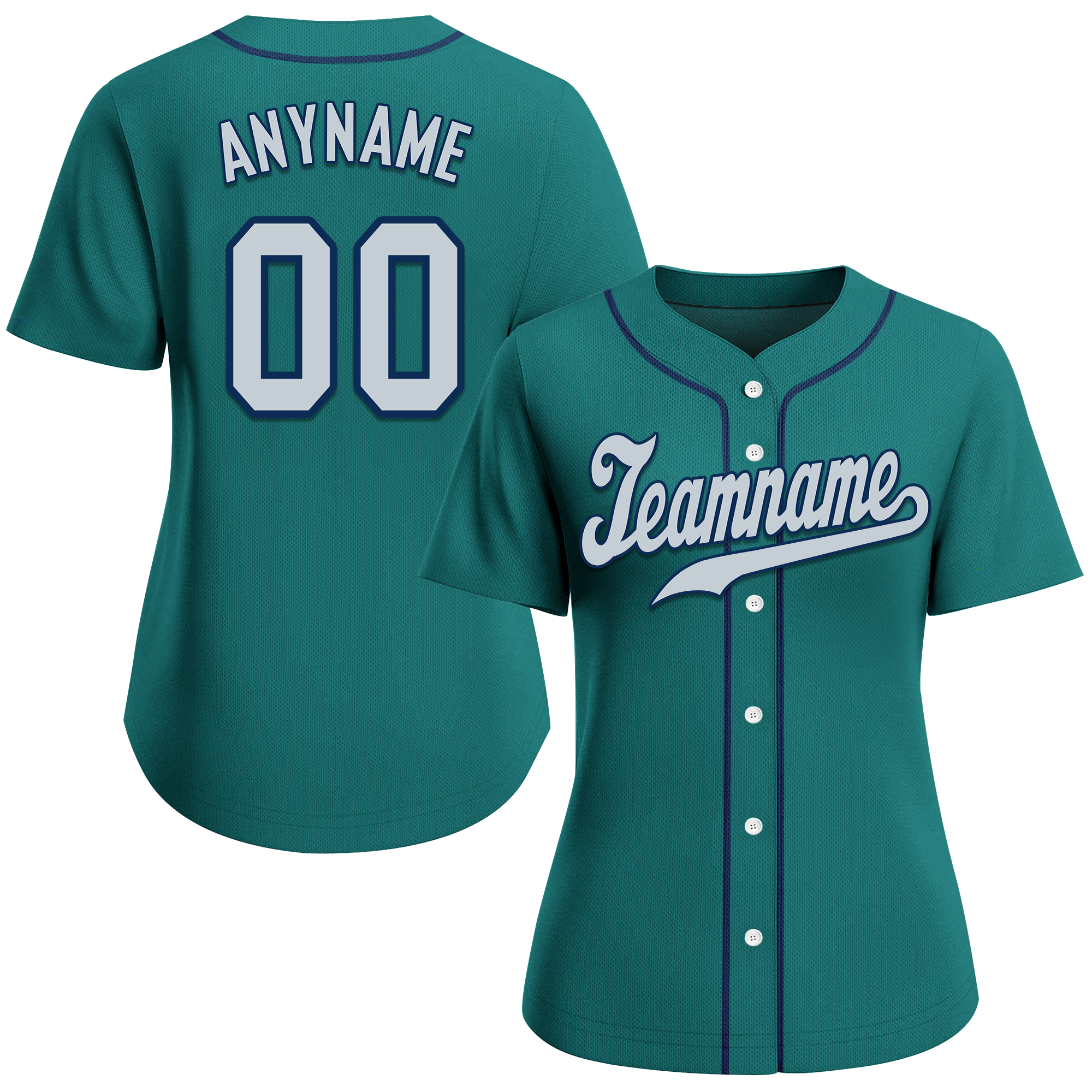 Custom Green Classic Style Grey Personalized Authentic Baseball Jersey BSBJ01-bd0fabe