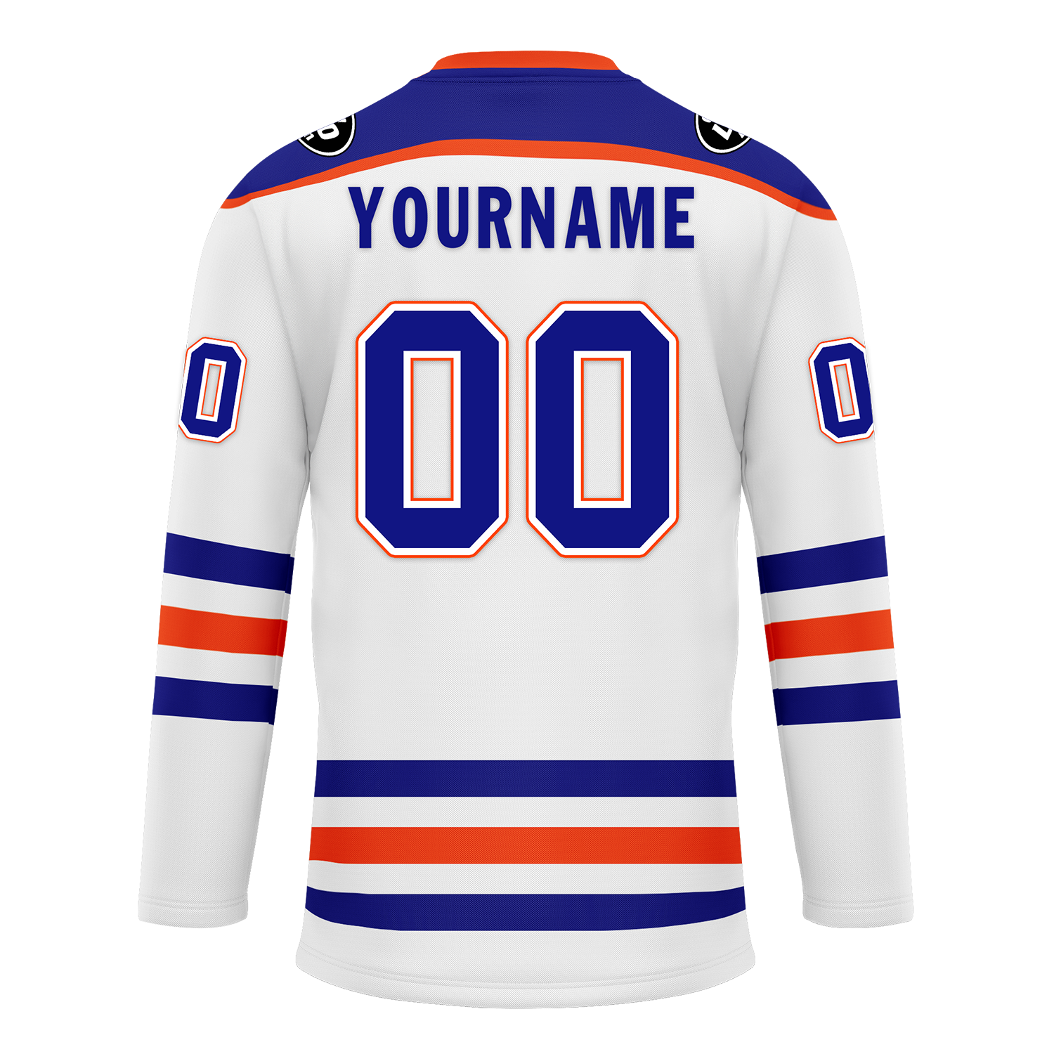 Custom White Blue Personalized Hockey Jersey HCKJ01-D0a70c7