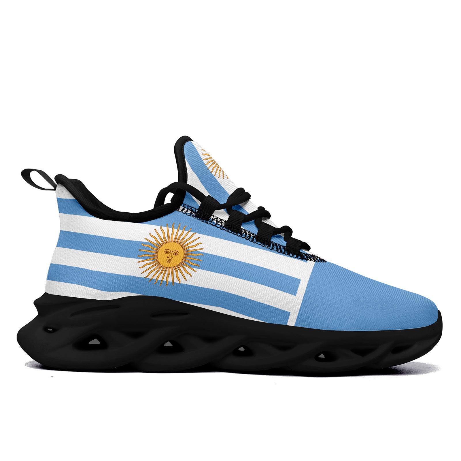 Custom 2026 World Cup Argentina Sneakers DIY Country Flag Running Shoes Lightweight Sport Shoes Gift for Football Fans Personalized Team Name and Logo FN027-F027044-2