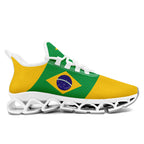 Custom 2026 World Cup Brazil Sneakers DIY Country Flag Running Shoes Lightweight Sport Shoes Gift for Football Fans Personalized Team Name and Logo FN003XD-F027047-2