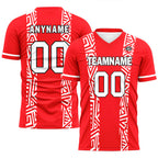 Custom Red Soccer Sets Jersey Personalized SCJ101-D28009
