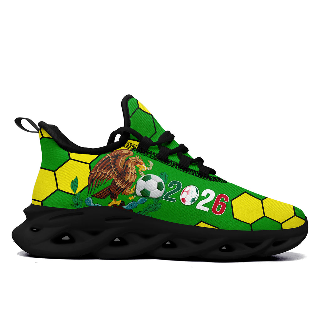 Custom 2026 World Cup Mexico Sneakers DIY Country Flag Running Shoes Lightweight Sport Shoes Gift for Football Fans Personalized Team Name and Logo FN003-F023075-3