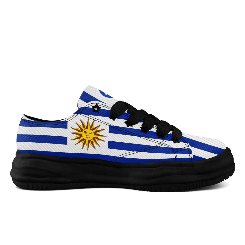Custom Uruguay 2026 World Cup Sneakers DIY Country Flag Running Shoes Lightweight Sport Shoes Gift for Football Fans Personalized Team Name and Logo FN038-F009112-4