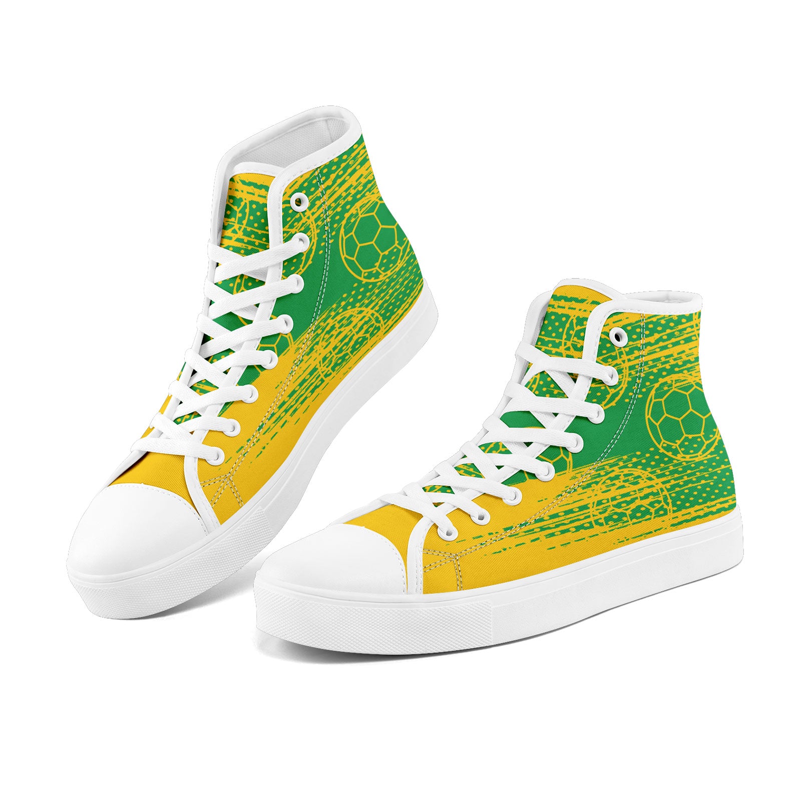 Custom 2026 World Cup Brazil Sneakers DIY Country Flag Running Shoes Lightweight Sport Shoes Gift for Football Fans Personalized Team Name and Logo FN024-F027092-5