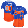 Custom Blue Orange City Edition Personalized Authentic Baseball Jersey BSBJ01-D017128