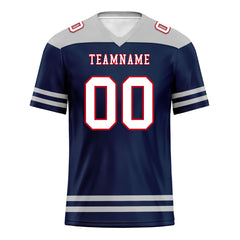 Custom New England Personalized Authentic Football Jersey FBJ02-E0607-3