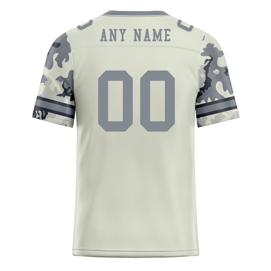 Custom Camo Personalized Authentic Football Jersey FBJ02-D06127