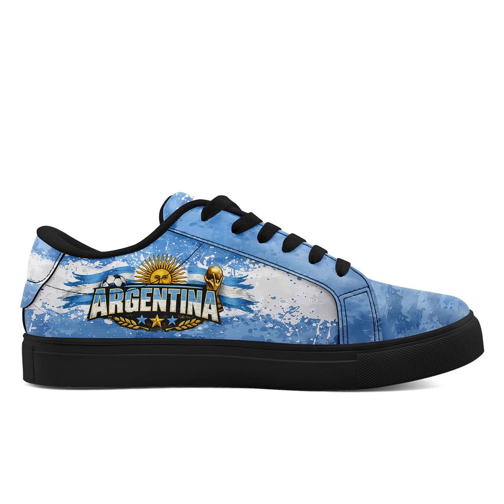 Custom 2026 World Cup Argentina Sneakers DIY Country Flag Running Shoes Lightweight Sport Shoes Gift for Football Fans Personalized Team Name and Logo FN023-F027051-2