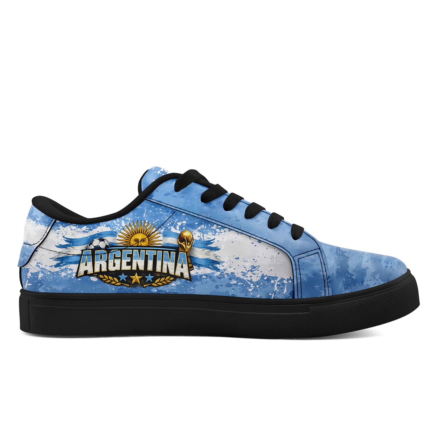 Custom 2026 World Cup Argentina Sneakers DIY Country Flag Running Shoes Lightweight Sport Shoes Gift for Football Fans Personalized Team Name and Logo FN023-F027051-2
