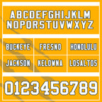 Custom Yellow White California High-Performance American Football Jersey FBJ06-D023001-15
