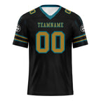 Custom Black Jacksonville Football Jersey and Sports Shoes Combo Offer Personalized Combo ZH-D025008-17