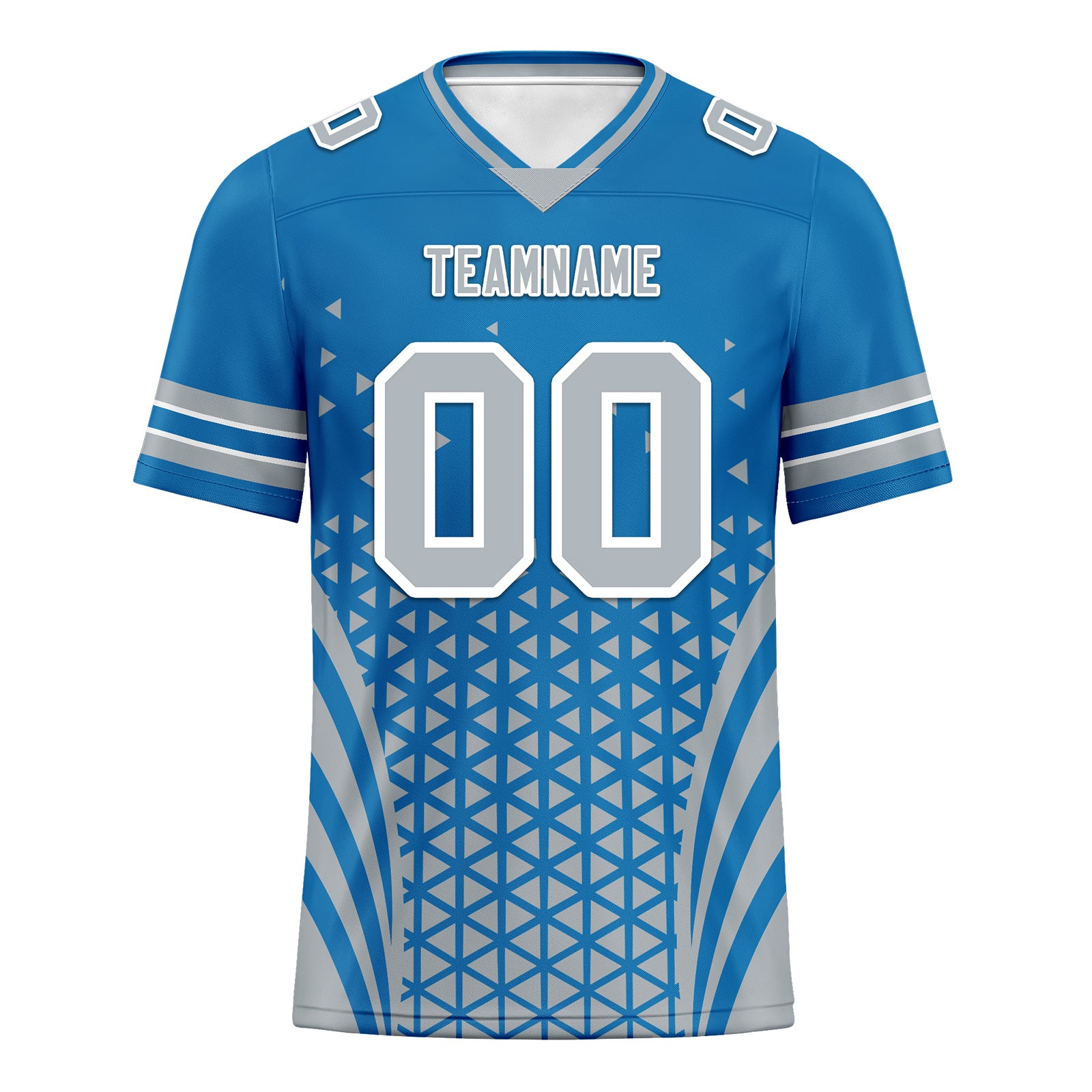 Custom Blue White Michigan Football Jersey and Sports Shoes Combo Offer Personalized Combo ZH-D023031-11
