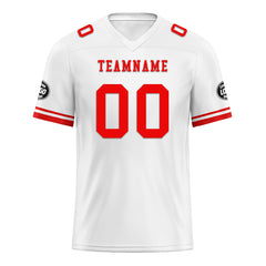 Custom White New York Personalized Authentic Football Jersey FBJ02-D020263-21