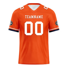 Custom Orange Denver Personalized Authentic Football Jersey FBJ02-D020263-10