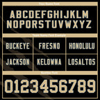 Custom Beige Black Louisiana High-Performance American Football Jersey FBJ06-D023001-19