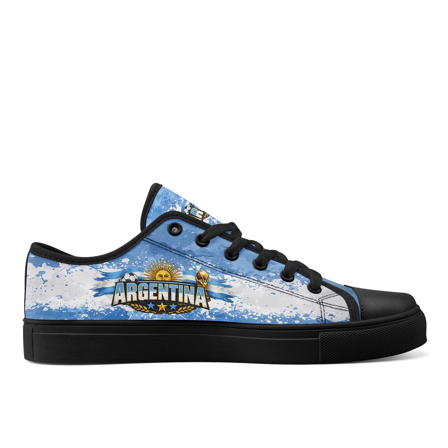 Custom 2026 World Cup Argentina Sneakers DIY Country Flag Running Shoes Lightweight Sport Shoes Gift for Football Fans Personalized Team Name and Logo FN027-F027053-2
