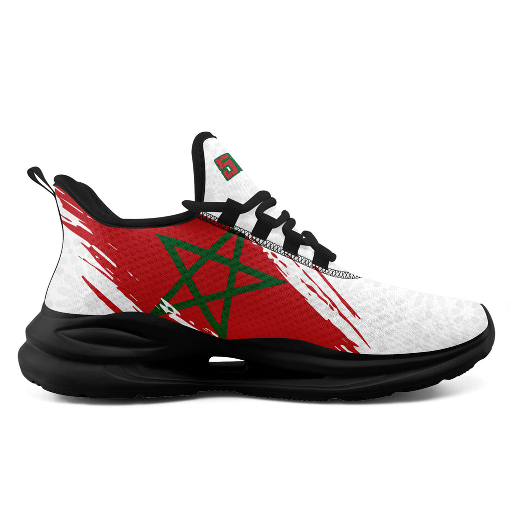 Custom Morocco 2026 World Cup Sneakers DIY Country Flag Running Shoes Lightweight Sport Shoes Gift for Football Fans Personalized Team Name and Logo FN079-F009083-5