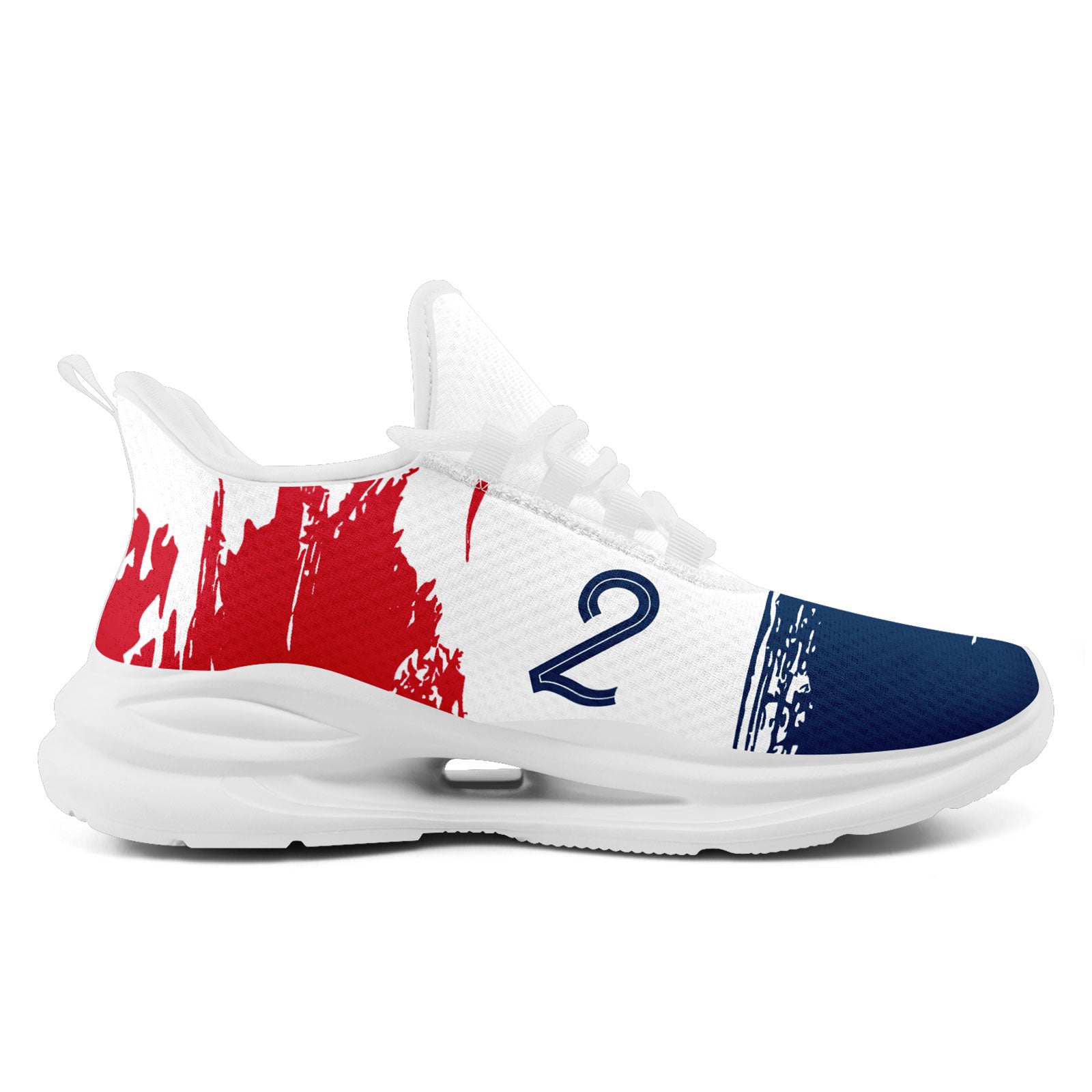 Custom France 2026 World Cup Sneakers DIY Country Flag Running Shoes Lightweight Sport Shoes Gift for Football Fans Personalized Team Name and Logo FN079-F020045-8