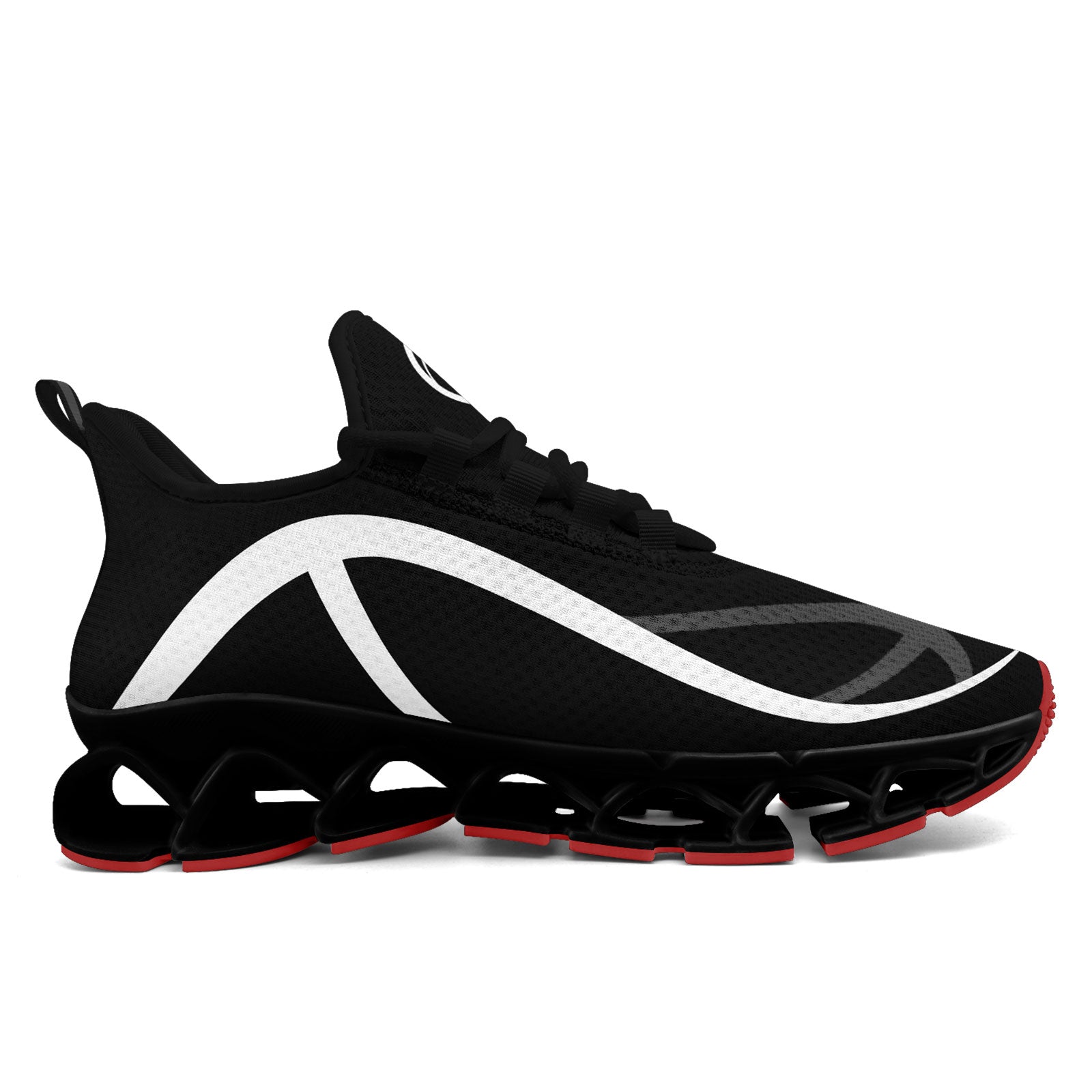 Custom Black White Maxsoul Shoes Personalized Sneaker FN003XD-D020391-15