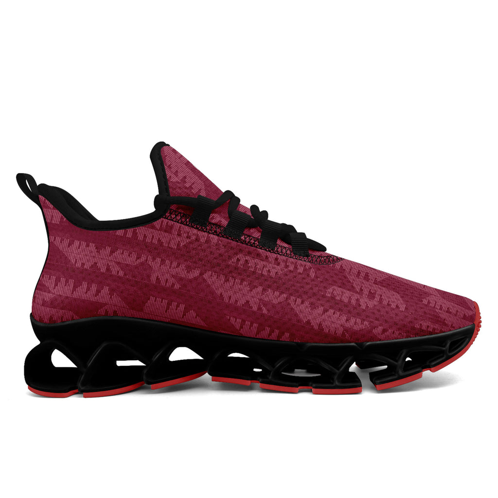 Custom Qatar 2026 World Cup Sneakers DIY Country Flag Running Shoes Lightweight Sport Shoes Gift for Football Fans Personalized Team Name and Logo FN003XD-F020030-4