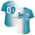 Custom White Blue Gradient Fashion Personalized Authentic Baseball Jersey BSBJ01-D0a7ab0