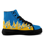 Custom Blue Yellow Los Angeles Football Jersey and Firesoul Sports Shoes Combo Offer Personalized Combo ZH-D020273-22
