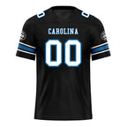 Custom Black Carolina Personalized Authentic Football Jersey FBJ02-D020256-3
