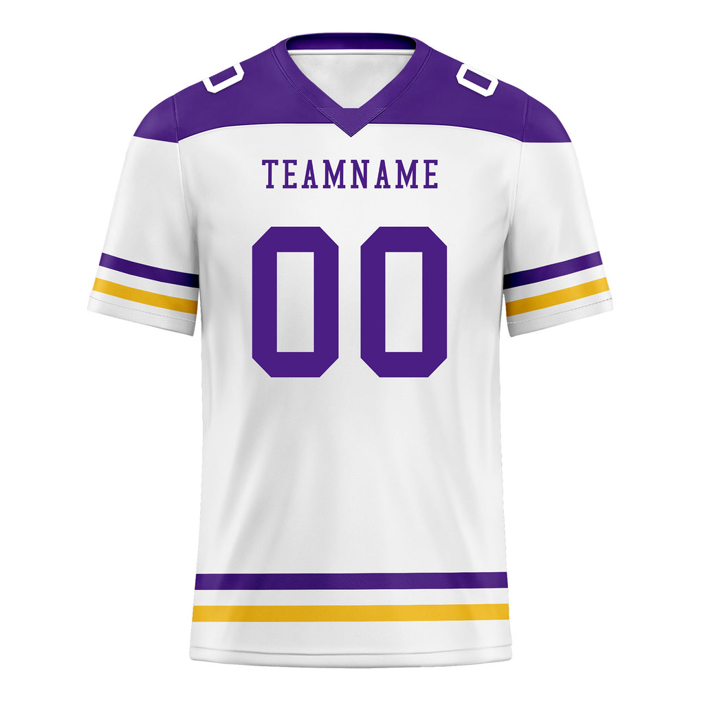 Custom Minnesota Personalized Authentic Football Jersey FBJ02-E0607-22