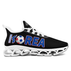 Custom South Korea 2026 World Cup Sneakers DIY Country Flag Running Shoes Lightweight Sport Shoes Gift for Football Fans Personalized Team Name and Logo FN003XD-F009063-2