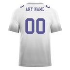 Custom White Ash Fade Fashion Personalized Authentic Football Jersey FBJ02-D06110