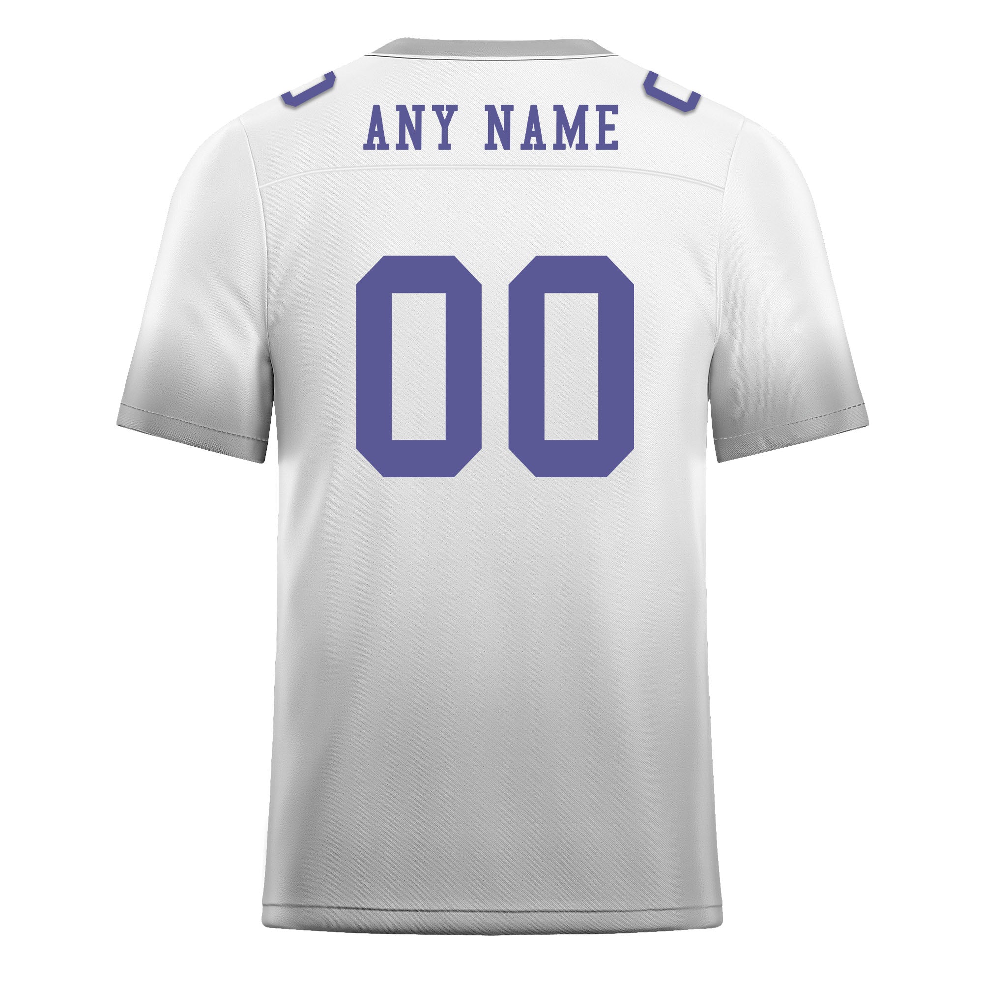 Custom White Ash Fade Fashion Personalized Authentic Football Jersey FBJ02-D06110
