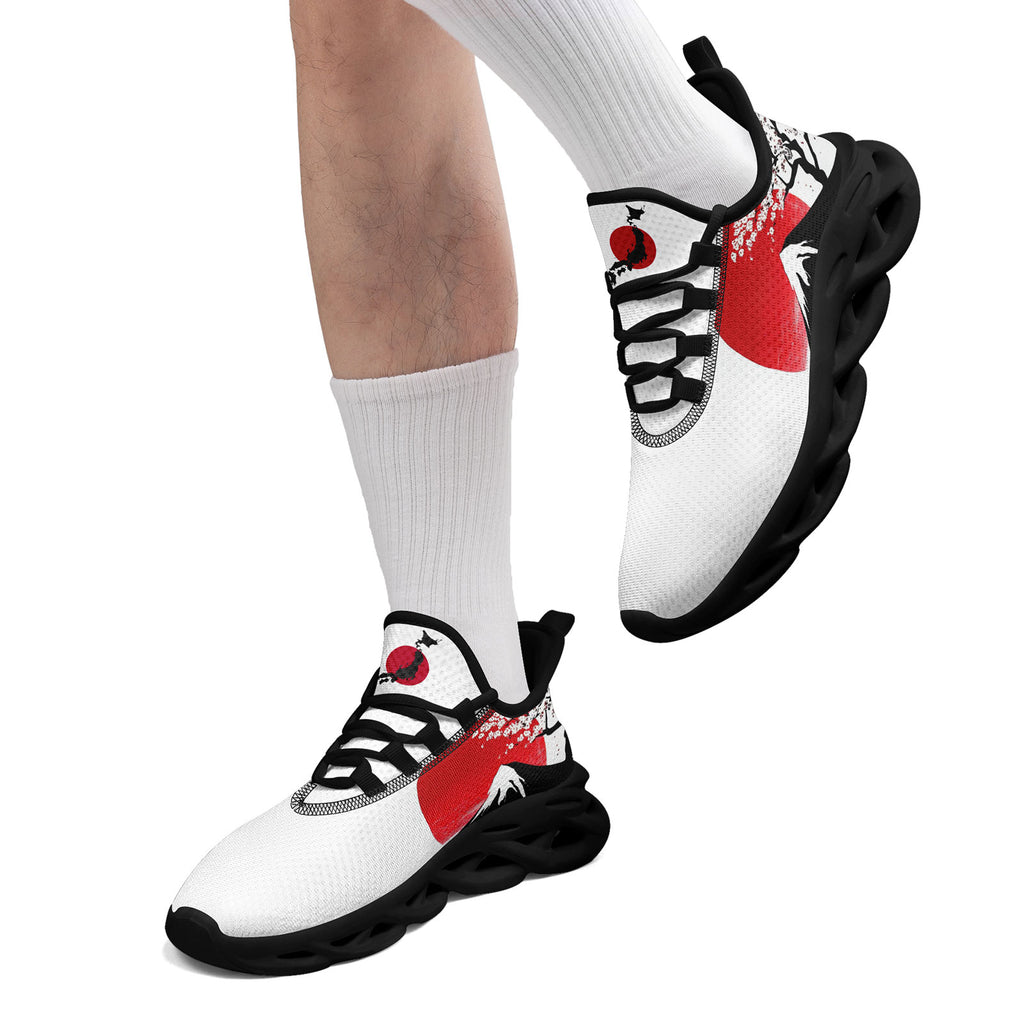 Custom Japan 2026 World Cup Sneakers DIY Country Flag Running Shoes Lightweight Sport Shoes Gift for Football Fans Personalized Team Name and Logo FN003-F025044-7