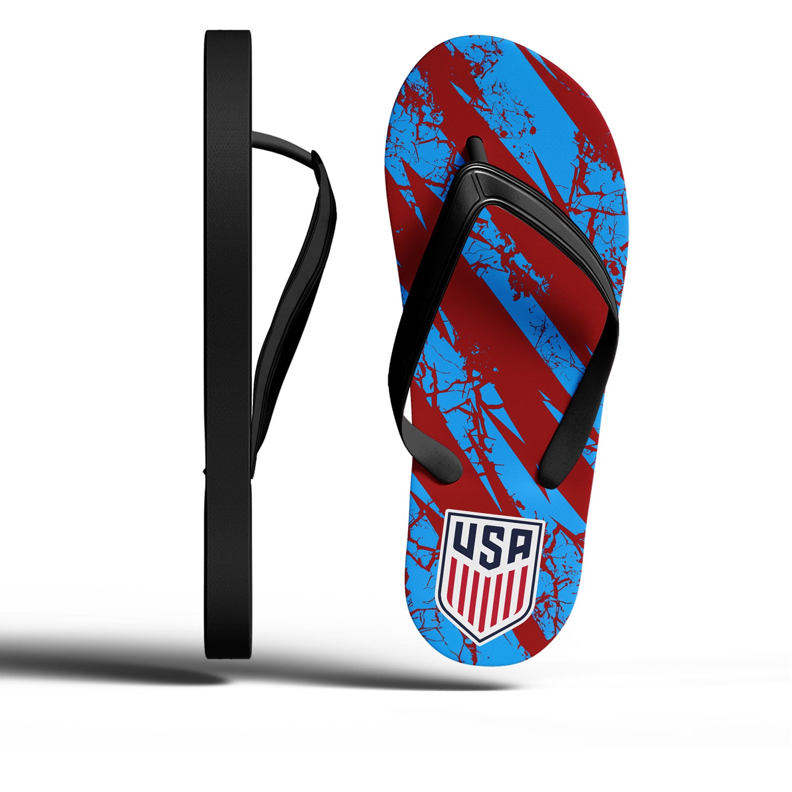 Custom United States 2026 World Cup Sneakers DIY Country Flag Running Shoes Lightweight Sport Shoes Gift for Football Fans Personalized Team Name and Logo FN058-F028041-16