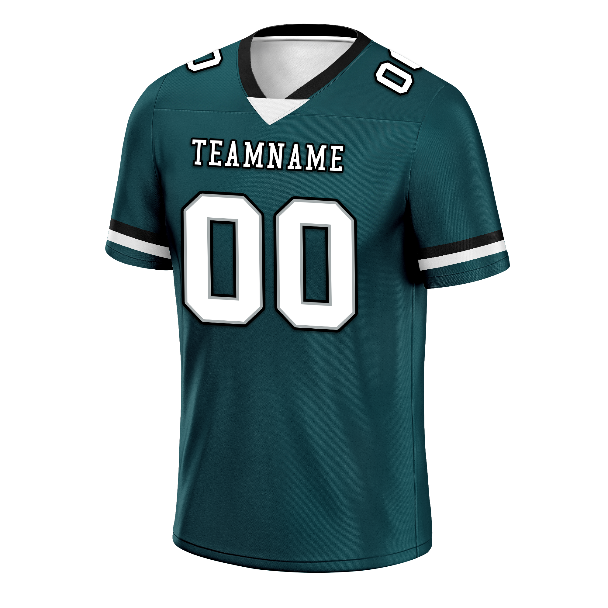 Custom Cyan Classic Style Personalized Authentic Football Jersey FBJ02-bd0a70ab