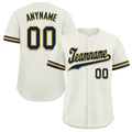 Custom White Classic Style Black Personalized Authentic Baseball Jersey BSBJ01-bd0fadb