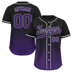 Custom Black Purple Fade Fashion Personalized Authentic Baseball Jersey BSBJ01-D0a70d0