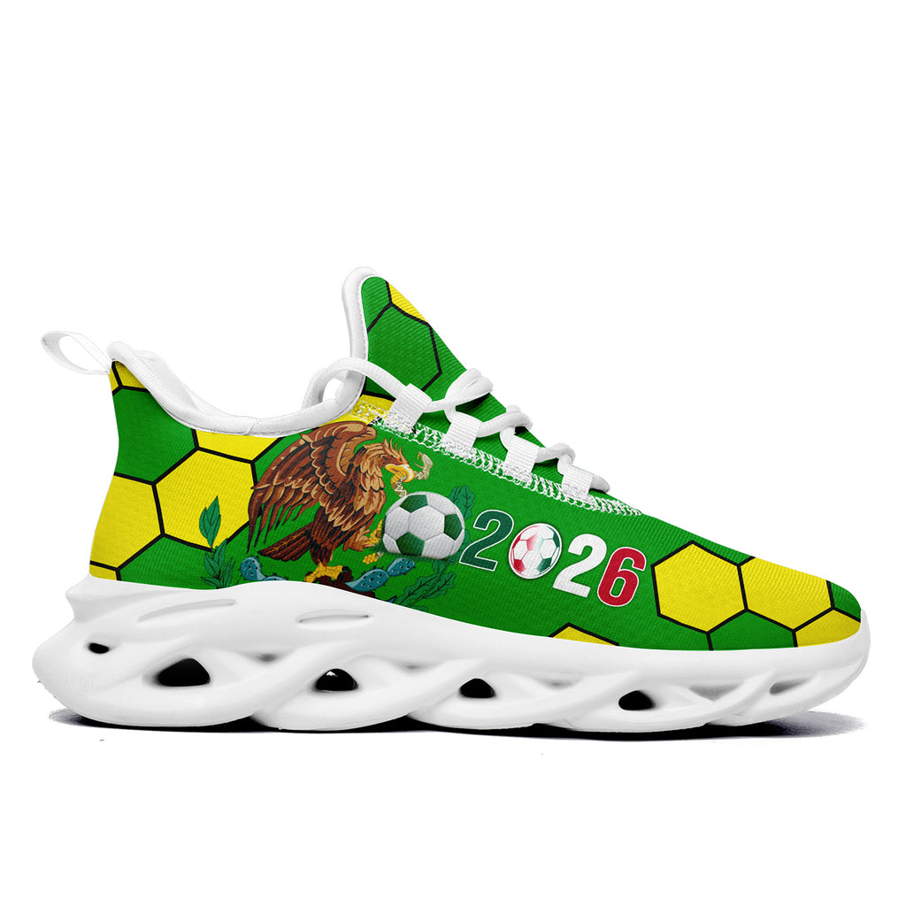 Custom 2026 World Cup Mexico Sneakers DIY Country Flag Running Shoes Lightweight Sport Shoes Gift for Football Fans Personalized Team Name and Logo FN003-F023075-3
