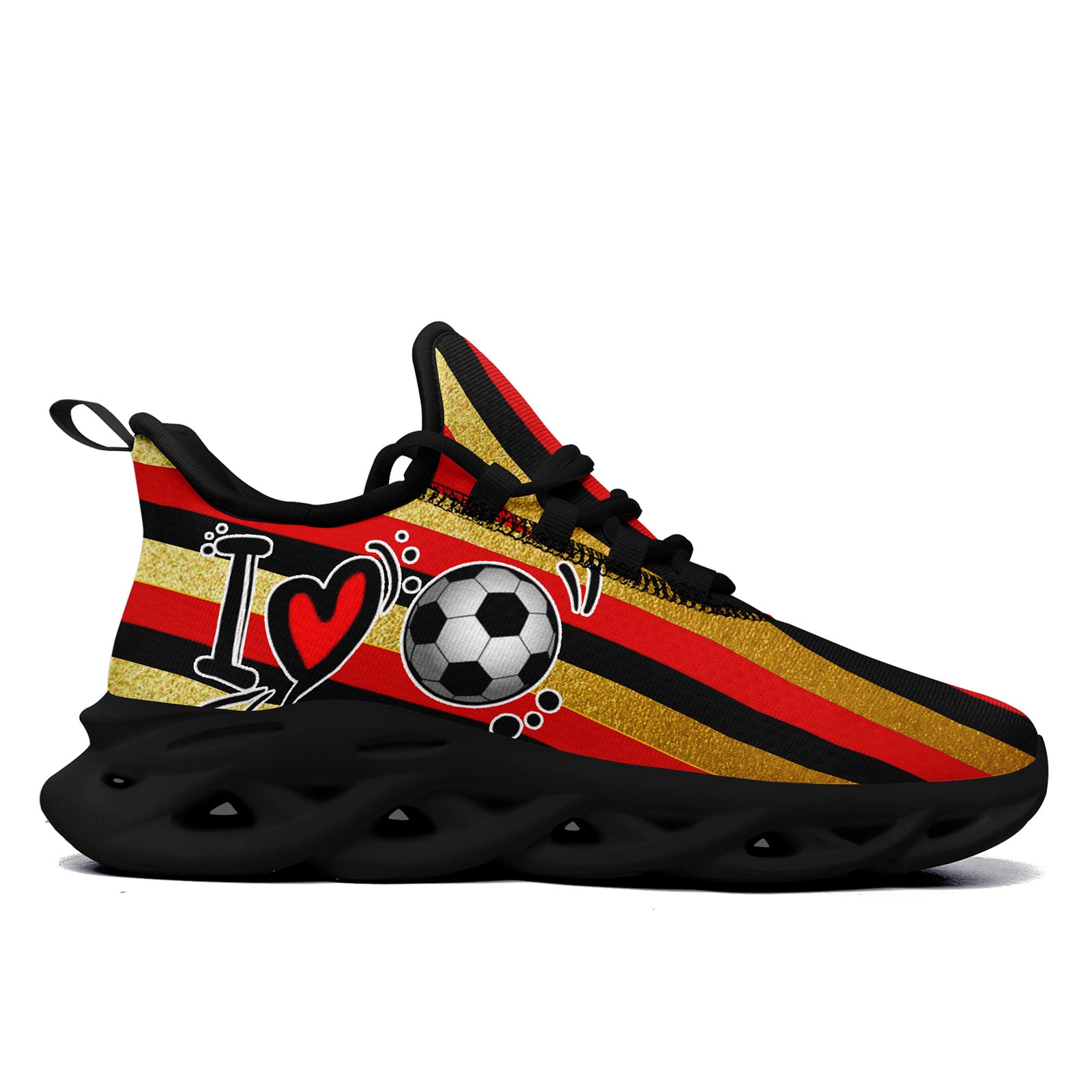 Custom Germany 2026 World Cup Sneakers DIY Country Flag Running Shoes Lightweight Sport Shoes Gift for Football Fans Personalized Team Name and Logo FN003-F025035-8