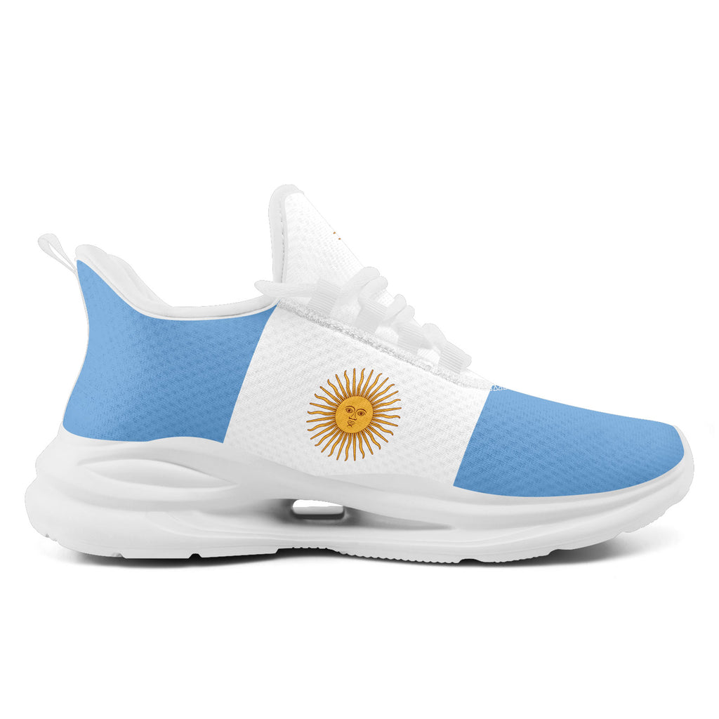 Custom 2026 World Cup Argentina Sneakers DIY Country Flag Running Shoes Lightweight Sport Shoes Gift for Football Fans Personalized Team Name and Logo FN079-F027048-1