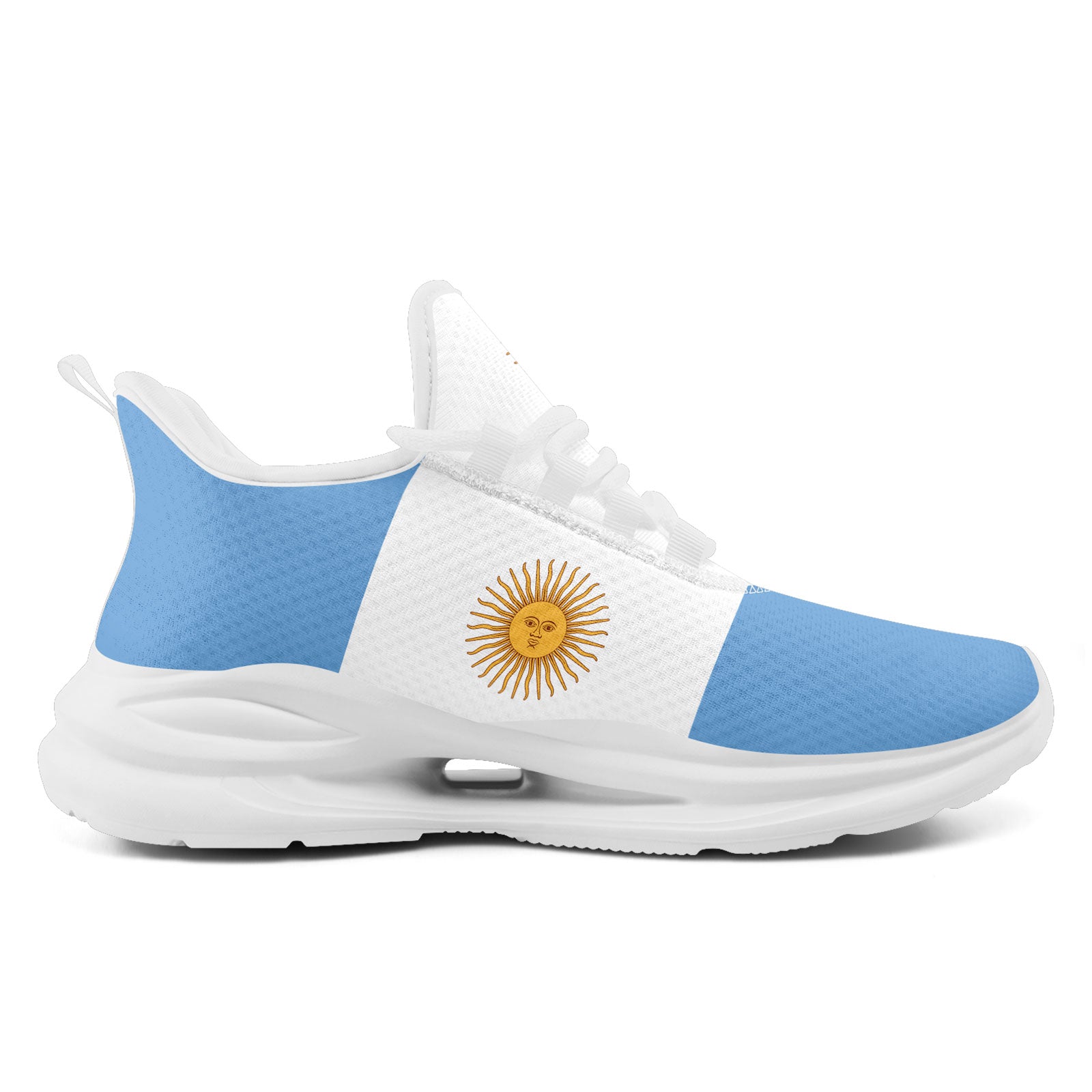 Custom 2026 World Cup Argentina Sneakers DIY Country Flag Running Shoes Lightweight Sport Shoes Gift for Football Fans Personalized Team Name and Logo FN079-F027048-1