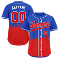 Custom Blue Red City Edition Personalized Authentic Baseball Jersey BSBJ01-D017129