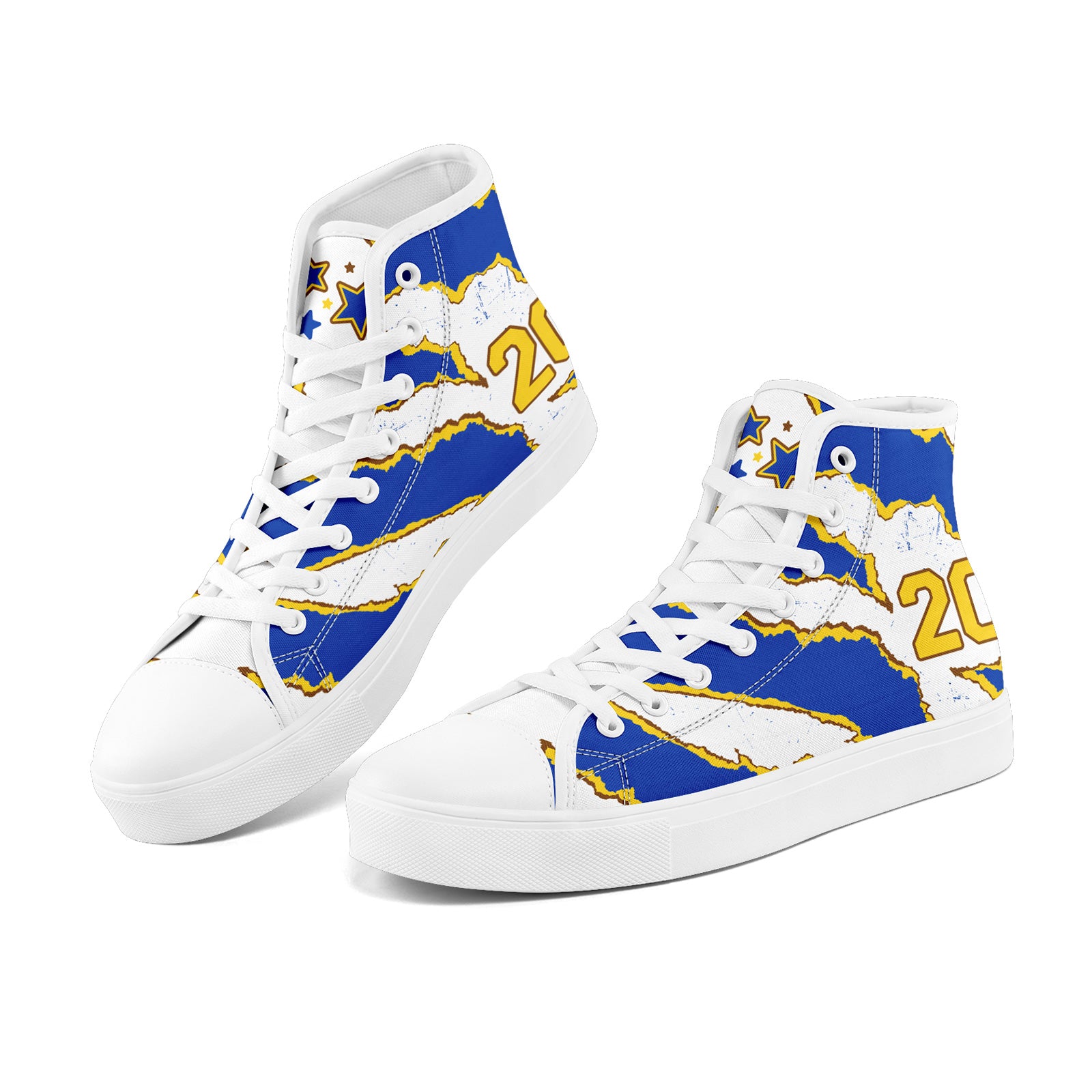 Custom Uruguay 2026 World Cup Sneakers DIY Country Flag Running Shoes Lightweight Sport Shoes Gift for Football Fans Personalized Team Name and Logo FN024-F009125-1