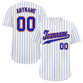 Custom White Classic Style Blue Personalized Authentic Baseball Jersey BSBJ01-bd0fac8